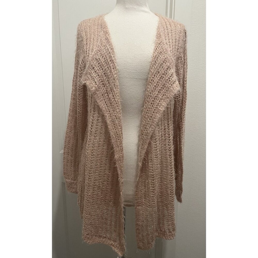 Sunday in Brooklyn Anthro fuzzy cardigan sweater Granola Girl M Fairy Oversized